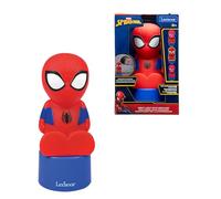 LEXIBOOK - Spider-Man - Luz Nocturna Colorida de Bolsillo LED para niños, Cambio de Color, Luz Suave, Baterías, Azul/Rojo, NLJ01SPLXB