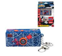 LEXIBOOK, Spider-Man, Mini Cámara Llavero USB-C Azul Rojo, DJKC78SPLXB