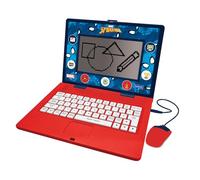 Lexibook, Spider-Man, Portátil Bilingüe y Educativo ESPAÑOL/INGLÉS, Juguete para Niños, 170 Actividades para Aprender, Jugar Juegos y Música, Pantalla Grande, Azul/Rojo, JC599SPi2