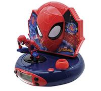 Lexibook Spider Man en 3D Reloj Despertador Proyector