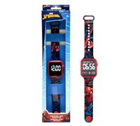 Lexibook, Spider-Man, Reloj Digital, DMW060SPLXB | Pantalla 12/24h, azul/rojo