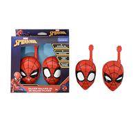 Lexibook, Spider-Man, Walkie-talkies 3D Spider-Man, Alcance 500m, 2 Canales de comunicación, Clip para cinturón, Rojo, TW18SP