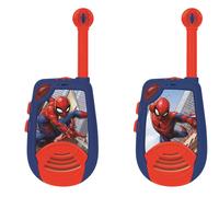LEXIBOOK, Spider-Man, Walkie-Talkies Digitales para niños, 2 km de Alcance de tr