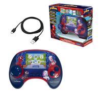 LEXIBOOK - Spiderman - Power Console®, Consola de Juegos educativa bilingüe español/inglés con 100 Actividades, JCG100SPi2LXB