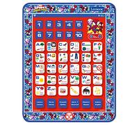 LEXIBOOK JCPAD002SPi5 Spidey and His Amazing Friends-Tableta interactiva bilingüe educativa, Juguete para Aprender Letras números, ortografía, música, inglés/Italiano
