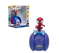 Lexibook, Spidey, Mi Compañero Deslizante, Equilibrio en una Rueda con Efectos de luz y Sonido, activación por Palmas o agitación, Sonido on/Off, Figura 3D Spidey, Rojo/Azul, ROB01SPLXB