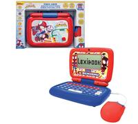 LEXIBOOK, Spidey, Ordenador portátil Educativo bilingüe FRANCÉS/INGLÉS, 40 Actividades, método silábico y lúdico, 3 Historias animadas, Teclado y ratón realistas, JC398SPi1
