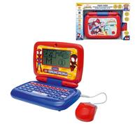 Lexibook, Laptop Educativo Bilingüe Hablante Spidey, 40 Actividades, Inglés y Español, 6 Categorías de Aprendizaje, Cuentos Animados, Método de Lectura, Azul/Rojo, JC398SPi2LXB