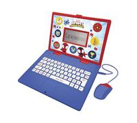 Lexibook, Spidey y Sus Increíbles Amigos, Ordenador Portátil Bilingüe y Educativo Francés/Inglés, Juguete para Niños, 170 Actividades para Aprender, Rojo/Azul, JC599SPi1LXB