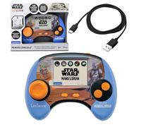 Lexibook, Star Wars JCG100SWi5LXB - Consola educativa portátil bilingüe, Pantalla LCD a Color de 2,8 Pulgadas, 100 Actividades, Italiano e inglés, batería Recargable, Azul/Naranja, JCG100SWi5LXB
