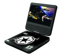 LEXIBOOK Star Wars - Lector DVD Portátil con Puerto USB Y Mando, Negro DVDP6SW