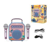 Lexibook, Stitch, Altavoz Inalámbrico, BTC050DLXB | Micrófono incluido, entrada auxiliar, entrada TF/SD, azul