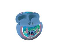 Lexibook Auriculares inalámbricos Disney Stitch HPBT05D — Micrófono, táctiles, estuche, 85 dB, azul