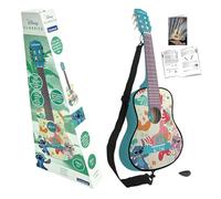 Lexibook, Stitch Guitarra Acústica de Madera, K2000D | 78 cm (30"), 6 cuerdas de nailon, guía de aprendizaje, púa y correa