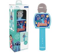 Lexibook, Stitch Micrófono Bluetooth, MIC240DLXB | Cambiador de voz, altavoz integrado, soporte para móvil incluido