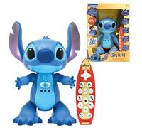 LEXIBOOK, Stitch, Robot Interactivo, STITCHi2 | Inglés/español, gestos y mando, sensible al tacto, programable, dos velocidades, azul