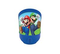 Lexibook, Super Mario, Luz nocturna para habitación infantil, luz suave, funciona con pilas, NLJ20NI