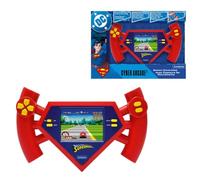 LEXIBOOK, Superman, Consola Superman Cyber Arcade compacta y portátil, 50 Juegos, Pantalla LCD en Color, alimentación por Pilas, JL3180SULXB