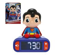 Lexibook Despertador lámpara de noche Superman RL800SU - LCD, Sonidos y melodías Repetición (Snooze)