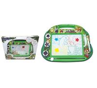 LEXIBOOK Tablero de Dibujo magnético mágico Multicolor Animales, Juguete Creativo artístico para Las Muchachas y Muchachos, Pluma de la Aguja y Sellos, Verde, CRANX550LXB