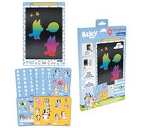 LEXIBOOK, Tableta de Dibujo con Tinta electrónica Multicolor de 28 cm con Plantillas Bluey, Azul, CRT10BYLXB