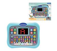 Lexibook educativa, Bilingüe ESPAÑOL/INGLÉS, Tableta parlante con Pantalla para Aprender el Alfabeto, números y Animales, Modo Piano y cuestionarios interactivos, Color Azul (JCPAD007i2)