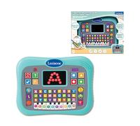 LEXIBOOK, Tableta educativa bilingüe francés/inglés con Pantalla y función parlante para Aprender el Alfabeto, números y Animales. Incluye Modos Piano y Quiz Interactivo. Color Azul, JCPAD007i1LXB