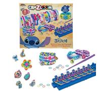 LEXIBOOK, Taller de Pulseras Elásticas Stitch CRA-Z-Loom, Azul, CRLOOM9D
