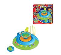 LEXIBOOK, Torno de Alfarería Motorizado para Niños, Kit Creativo con Arcilla Natural, Pinturas, Herramientas de Modelado y Accesorios, Verde, CRPOT1