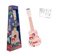LEXIBOOK, Toy Story Jessie, Guitarra para niños, 6 Cuerdas de Nylon, Afinable, Guía de Aprendizaje incluida, 53 cm, Plástico, K200TSG