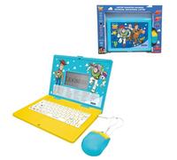Lexibook, Toy Story, Portátil Educativo Bilingüe, Inglés e Italiano, 164 Actividades, Matemáticas, Juegos de Lógica, Modo Música, Gran Pantalla LCD, Azul, JC601TSi5LXB
