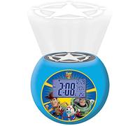 Lexibook, Toy Story, Woody & Buzz, Radio Reloj proyector, Efectos sonoros, a Pilas, Azul, RL975TS