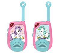 LEXIBOOK, Unicornio, Walkie-Talkies Digitales, TW25UNI | Alcance 2km, luz Morse, 2 canales, clip cinturón, con pilas, rosa