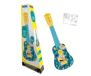 Lexibook Universal GRU, Mi Vilano Favorito 3 Minions Mi Primera Guitarra, 53 cm, 6 Cuerdas de Nylon, guía incluida, Azul/Amarillo, K200DESLXB