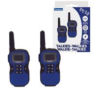 Lexibook, Walkie Talkie Recargables, Alcance 5 Km, Sonido Digital Claro, 22 Canales con Scan, Diseño Ligero Robusto Compacto, con Auriculares con Cable, USB-C, TW60
