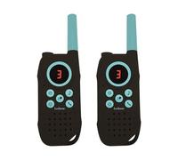 Lexibook, Walkie-talkies, 5km / 3 Millas, Sonido Digital, Juego de comunicación Interior y Exterior, Clip para cinturón, Azul, TW42