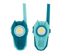 LEXIBOOK, Walkie-talkies, Voz hasta 250 Metros, Sonido HD, Transmisión por Radio, Luz indicadora, Juego de comunicación, Funciona con Pilas, Color Azul, Talla única (TW19)
