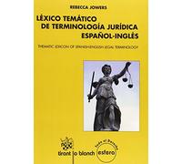 Léxico temático de terminología jurídica español-inglés (Thematic Lexicon of Spanish-English Legal Terminology) (Esfera)