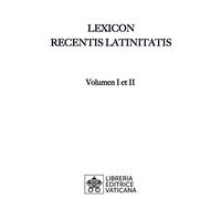 Lexicon Recentis Latinitatis
