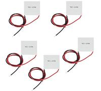 Lexiesxue 5 piezas TEC1-12706 40 x 40 mm 12 V 60 W disipador de calor termoeléctrico enfriador peltier placa módulo