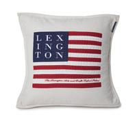 Lexington Funda de cojín Icons Arts & Crafts 50x50 cm Beige-white