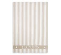 Lexington Paño de cocina Icons Waffle Striped 50x70 cm Beige-white