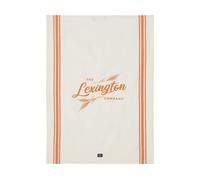 LEXINGTON Organic Cotton Kitchen Towel, White/Pumpkin, 50 x 70