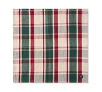 Lexington Servilleta de lino/algodón Checked 50x50 cm Green-red-beige