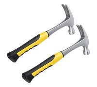 LEXININ 2 martillos de garra de 16 onzas, peso total de 950 g con agarre cómodo para uñas