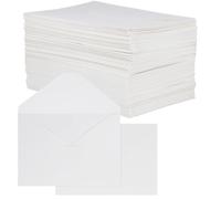 LEXININ 200 sobres blancos pequeños C5, sobres de tarjeta A5 de 150 g/m² para invitación, tarjetas de cumpleaños, 229 x 162 mm