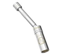 LEXIVON Conector de bujía magnético Giratorio de 5/8 ", impulsión de 3/8" x Longitud Total de 6 "| Diseño magnético Mejorado con Conector de Pared Delgada, Acero CR-v (LX-121)