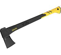 LEXIVON Hacha de división V28s, Mango Compuesto de Fibra de Vidrio Ligero de 71 CM y Agarre ergonómico TPR | Funda Protectora de Transporte incluida [LX-V28s]