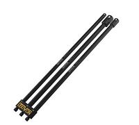 LEXIVON Juego de Adaptadores de Cubo de Impacto, Extensión de 12" con Soporte | 3-Piezas de 1/4", 3/8", y 1/2", Adapta Tu Taladro a la Llave de Tuerca de Alto Impacto [LX-103]