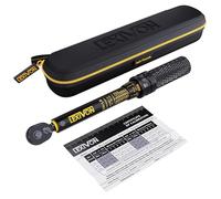 Lexivon Llave dinamométrica de 0,65 cm Dr. | Engranaje de 72 dientes de doble dirección, tipo clic | Microajuste de 10 a 150 in-lb (1,1 a 16,9 Nm) | Estuche protector con cierre (LX-180)